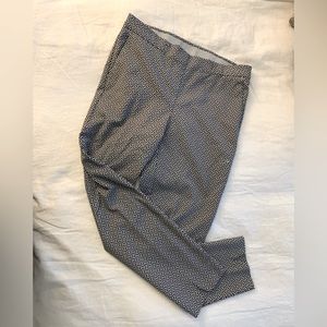 JJill Essential Slim Black and White Ankle Pants